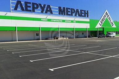 Разметка парковки