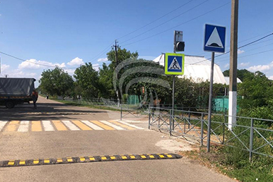 Монтаж знаков и ИДН