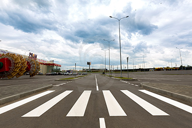 Разметка парковки