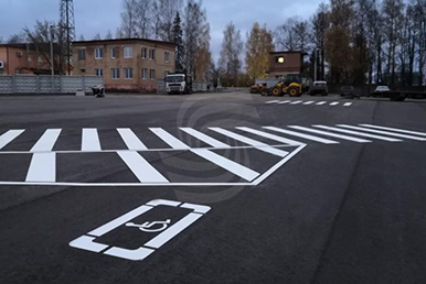 Разметка парковки